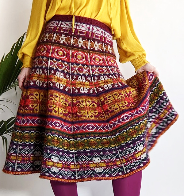Folly Skirt Free Knitting Pattern