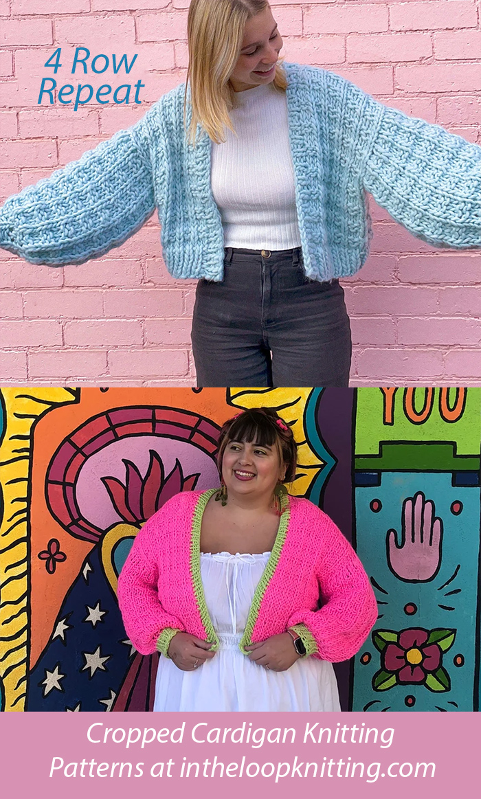 For The Love of Waffles Cardigan Knitting Pattern