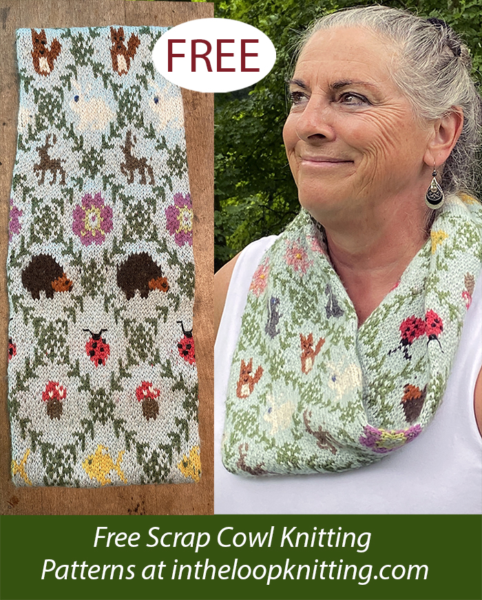 Free Forest Animal Cowl Knitting