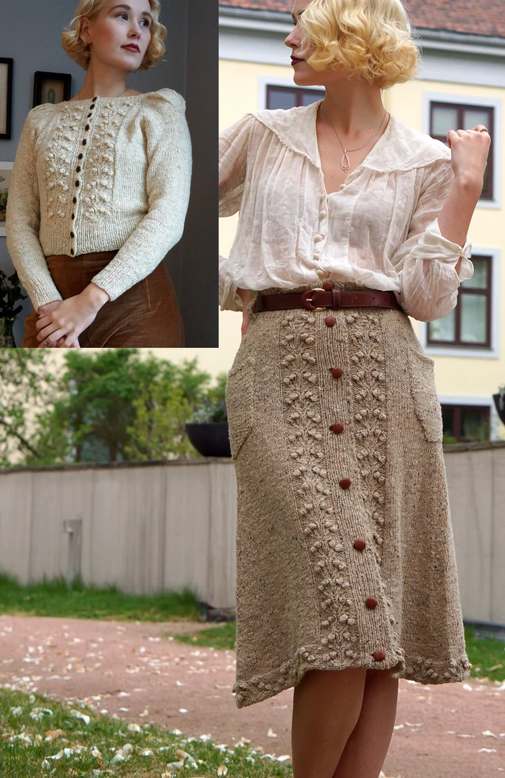 Forest Berry Skirt Knitting Pattern