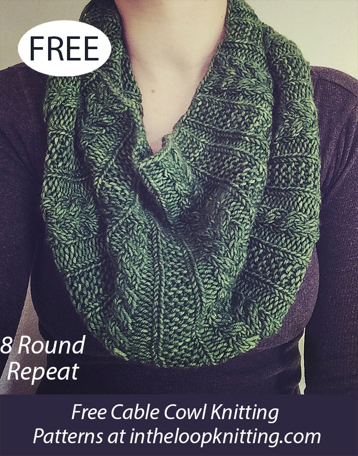 Free Forest Park Cowl Knitting Pattern
