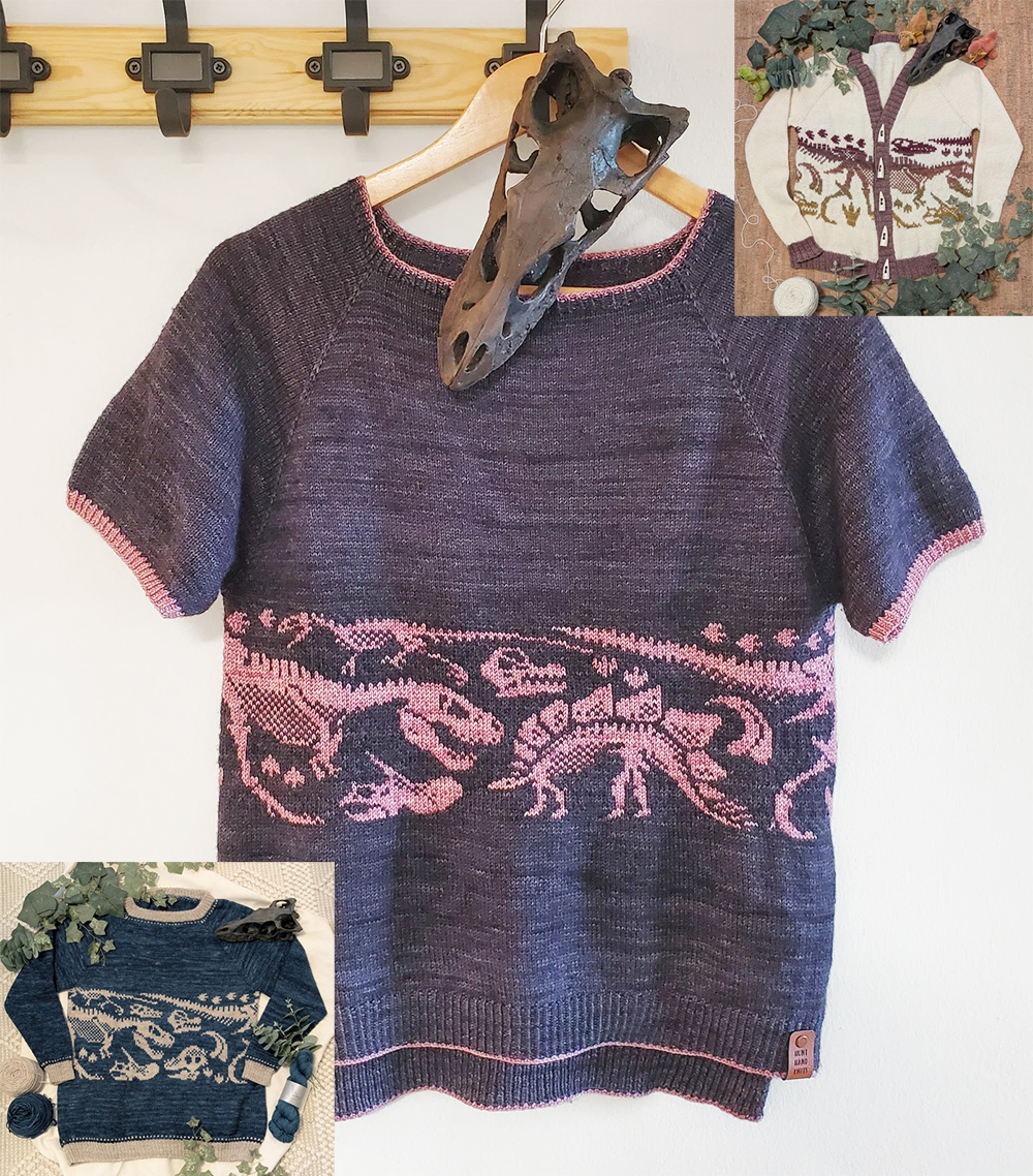 Fossil Frenzy Sweaters Knitting Pattern