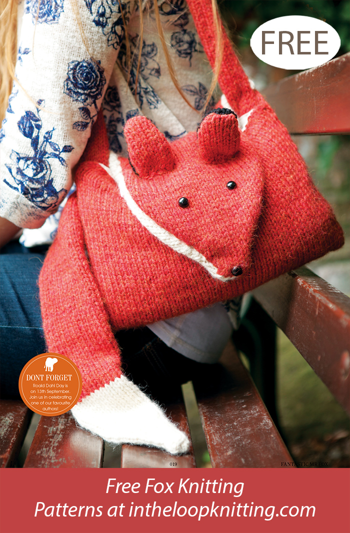 Free Fox Bag Knitting Pattern 