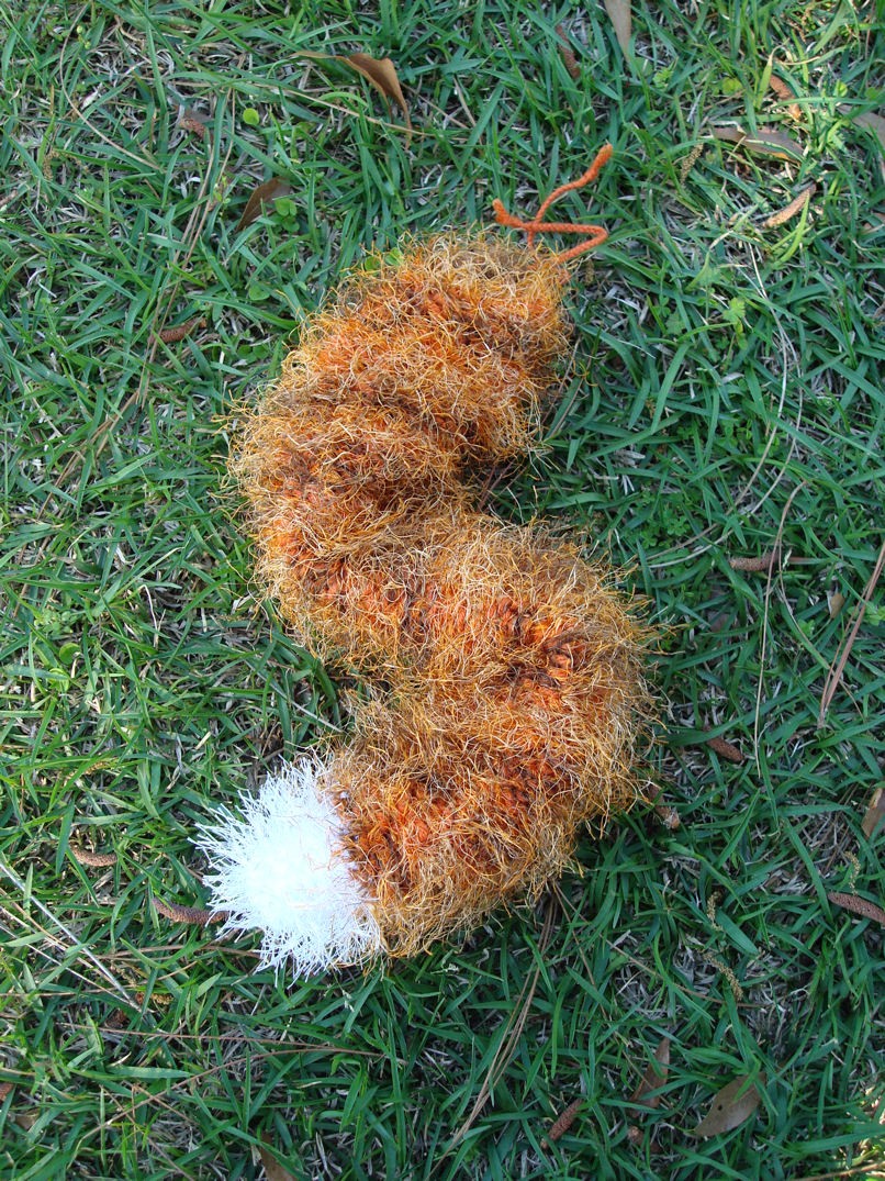 Fox Tail Free Knitting Pattern