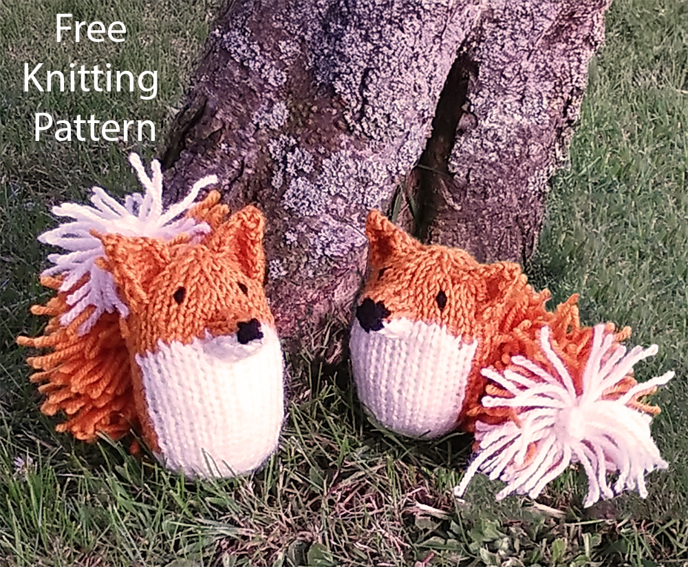 Free Foxtato Plushie Knitting Pattern