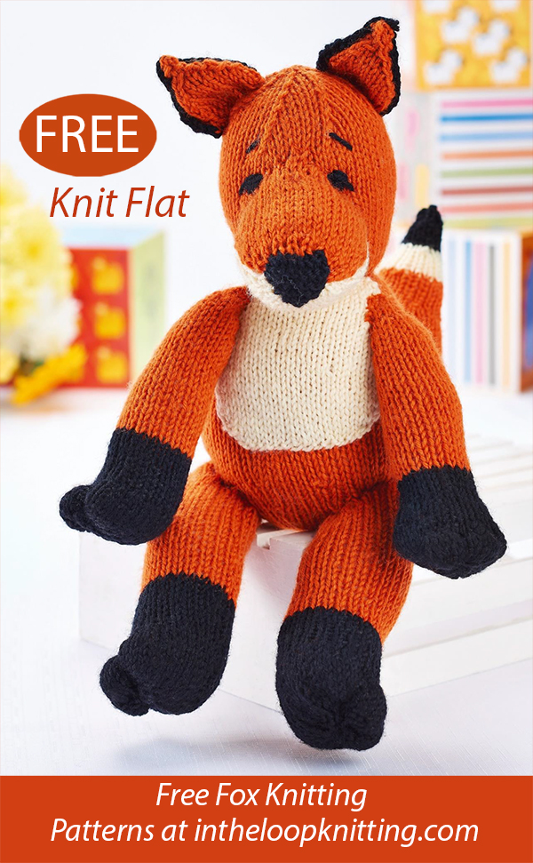 Free Frankie Fox  Knitting Pattern 