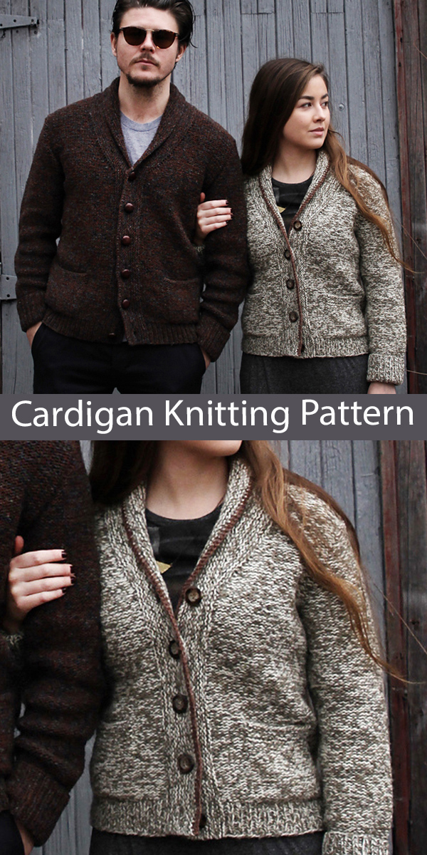 Cardigan Knitting Pattern Fredericton Cardigan