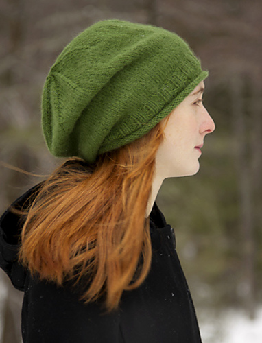 slouchy knit hat