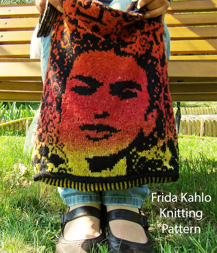 Free Knitting Pattern for Frida's Bag