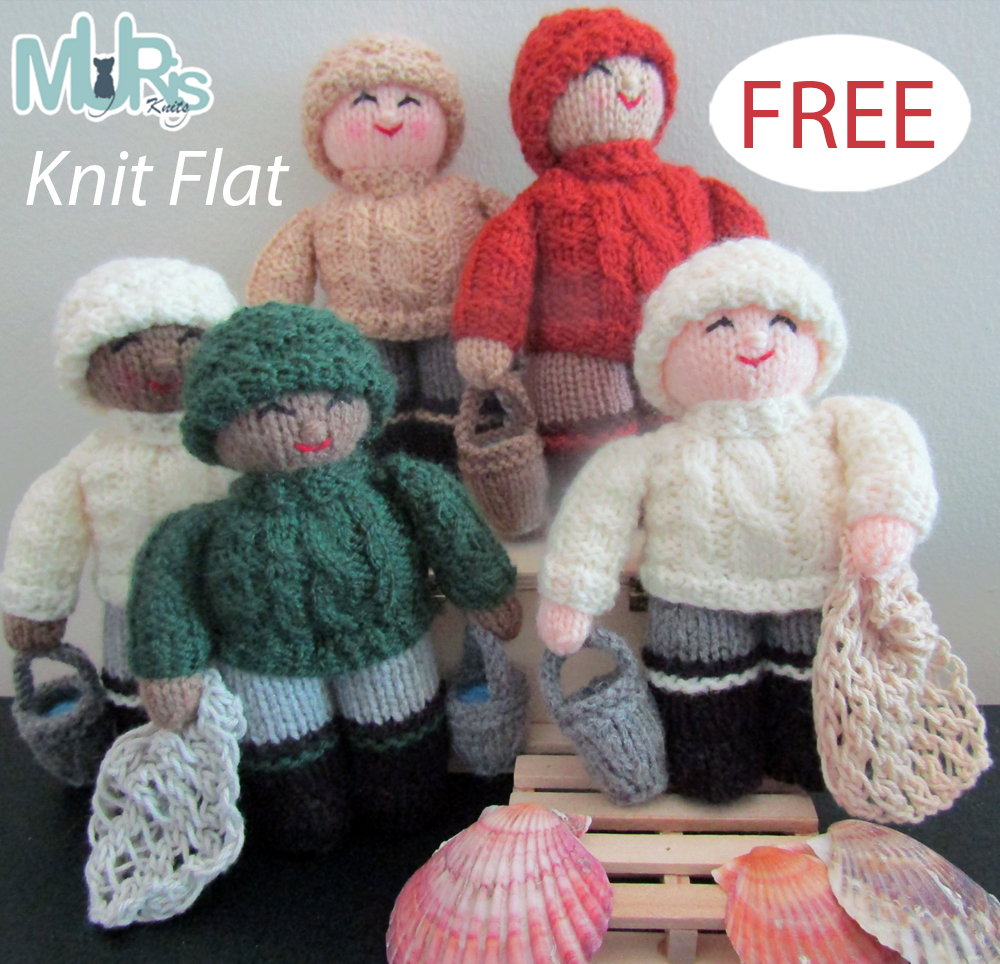 Friendly Fisherman Dolls Free Knitting Pattern