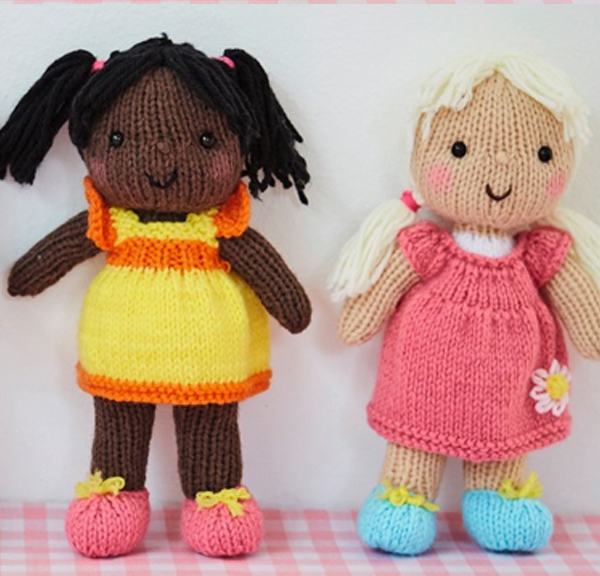 Knitting Pattern Friends Forever Dolls