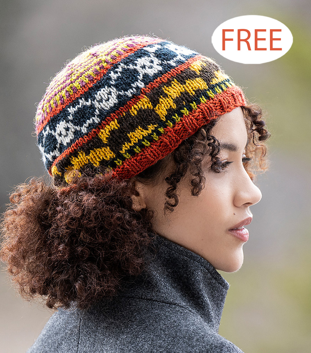 Free Fright and Delight Hat Halloween Knitting Pattern