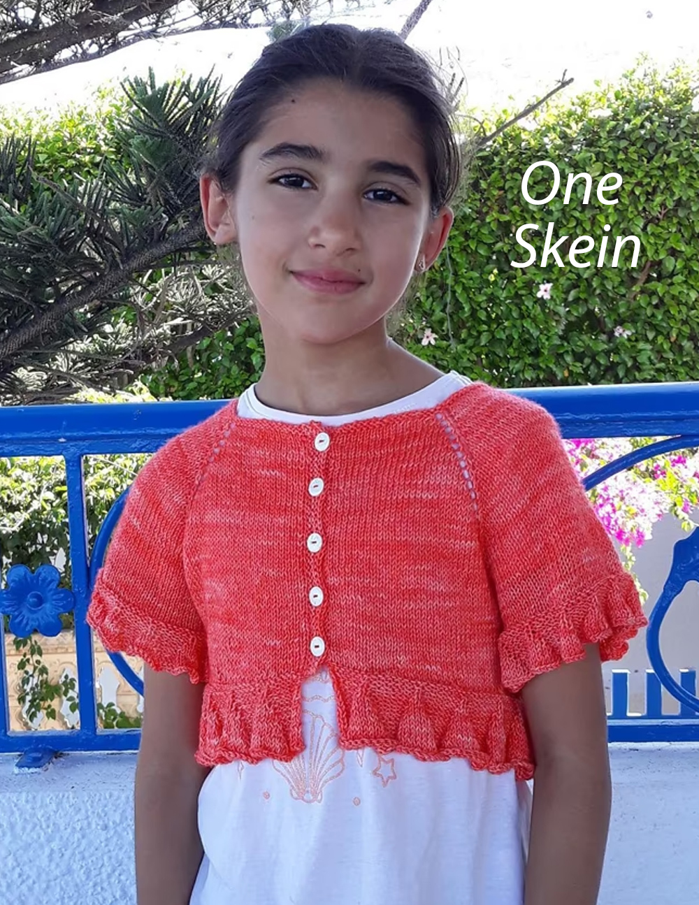 One Skein Frivolité Cardigan Knitting Pattern 