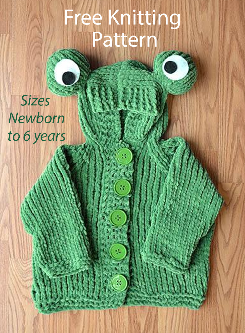 Frog Hoodie Knitting Pattern