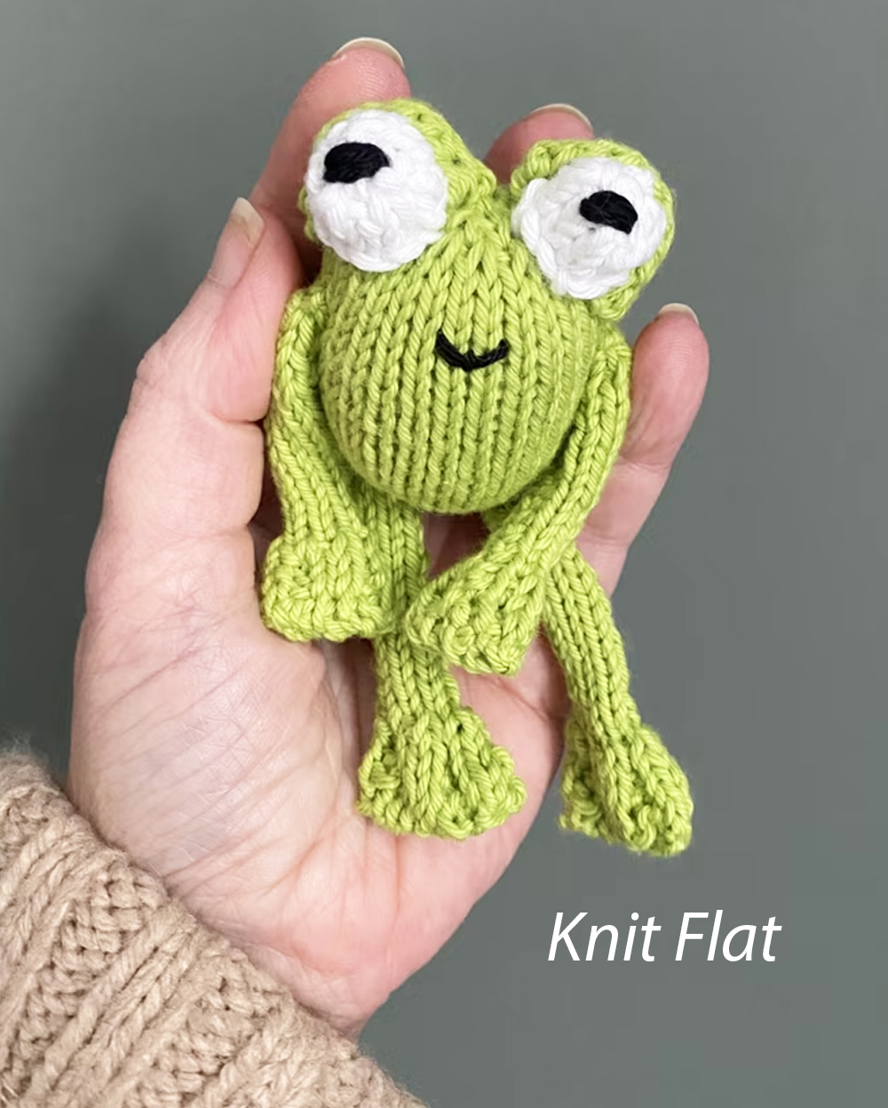 Free Frog Pocket Buddy Knitting Pattern