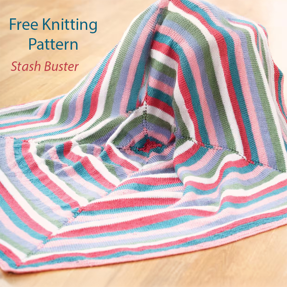 From the Middle Blanket  Knitting Pattern