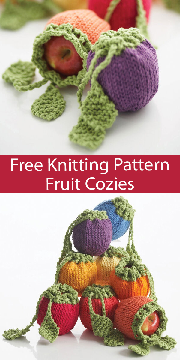 Free Knitting Pattern Fruit Cozies Carrier