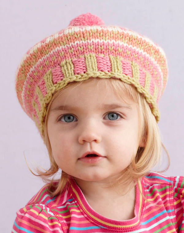 Free Baby Hat Knitting Pattern Fruit Smoothie Tam