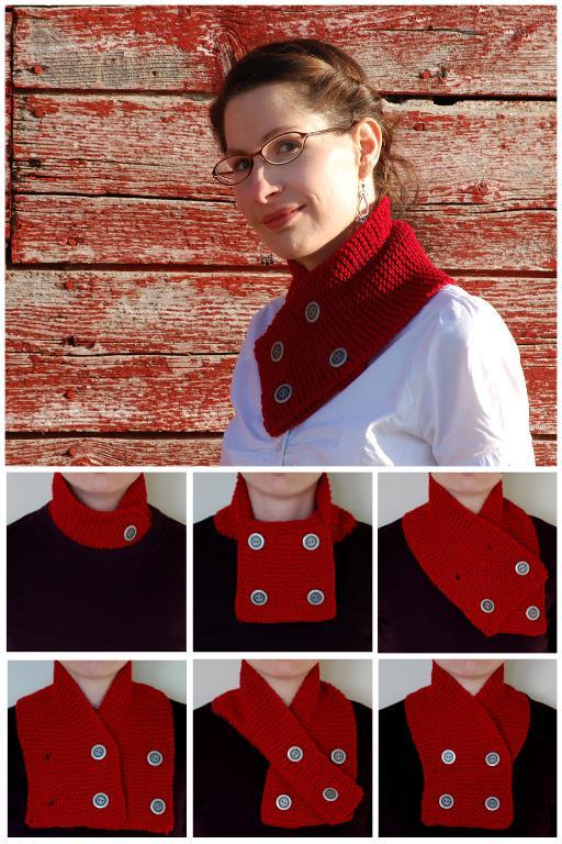 Free knitting pattern for Beginnings Neckwarmer Scarf and more neckwarmer knitting patterns