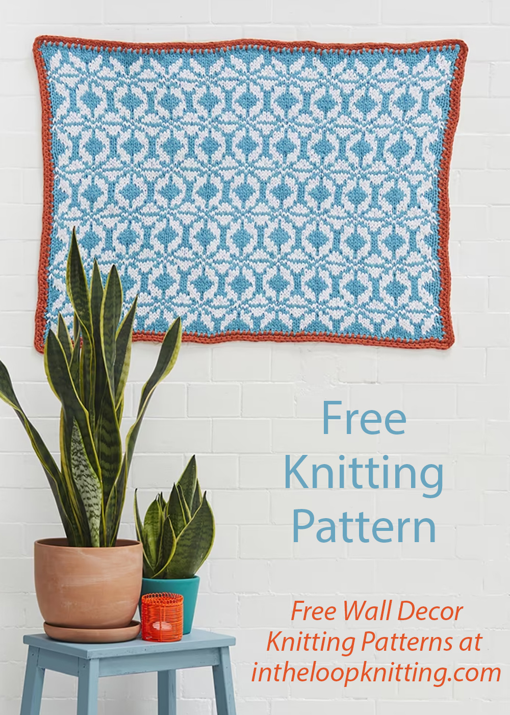 Free Fairisle Wall Hanging Knitting Pattern
