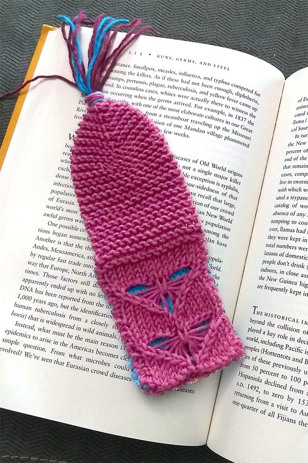 Very Easy Knit Patterns for Kids Bookmarks Young Butertench