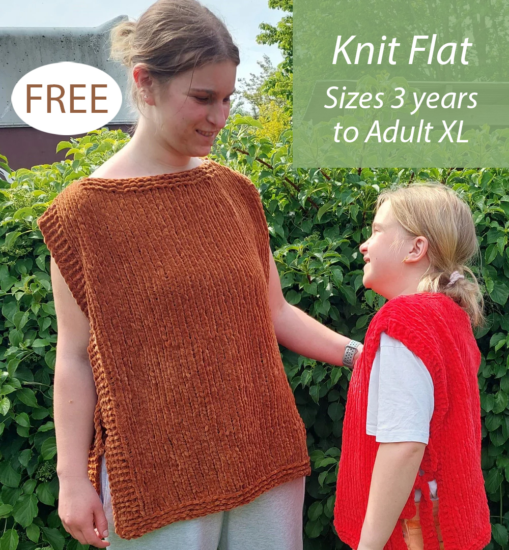 Free Gaja Slipovers for Adults and Children Knitting Pattern