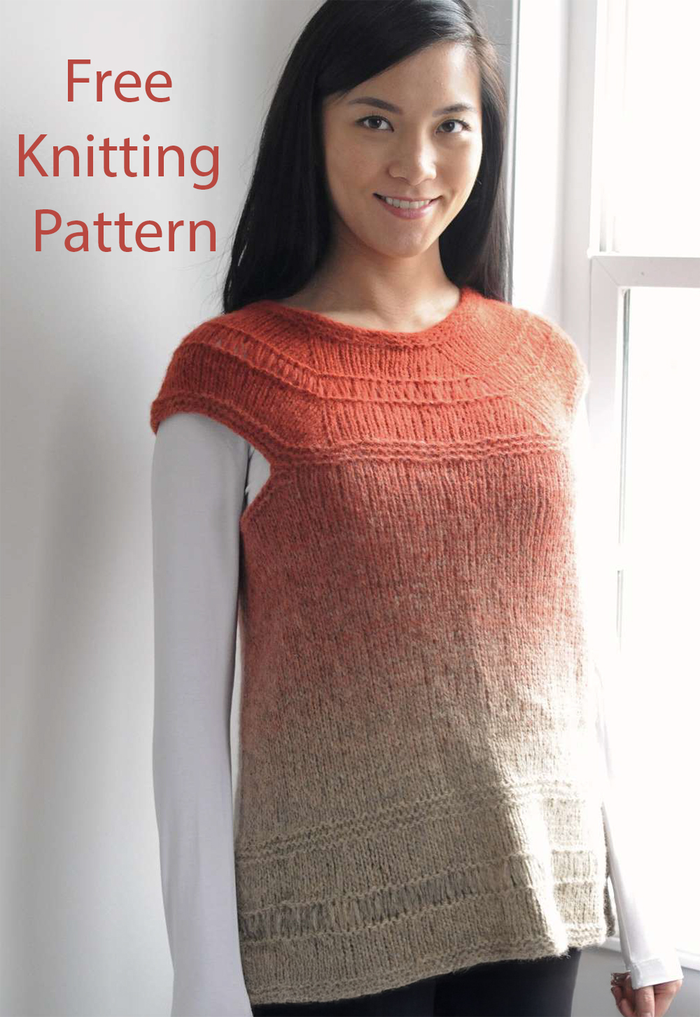Free Sweater Knitting Pattern Gala Tunic Vest