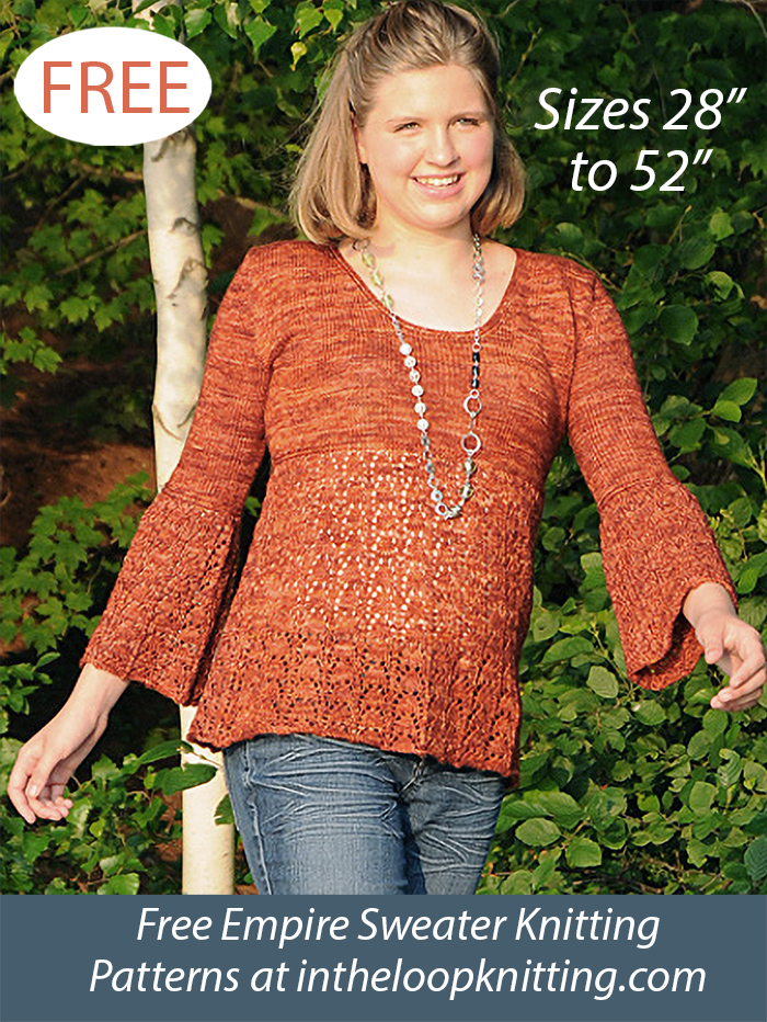 Free Galanthus Sweater Knitting Pattern