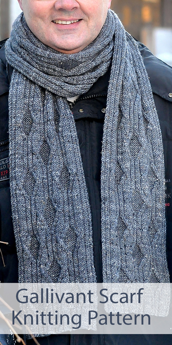 Knitting Pattern for Gallivant Scarf 
