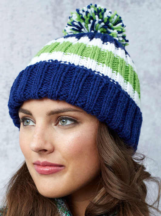 Double Knit Free Knitting Patterns For Hats On Straight Needles