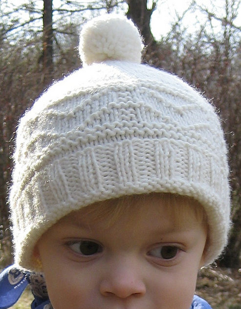 Free Knitting Pattern for Gansey Hat