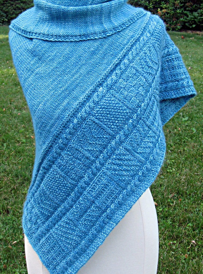 Knitting Pattern for Ganz Shawl