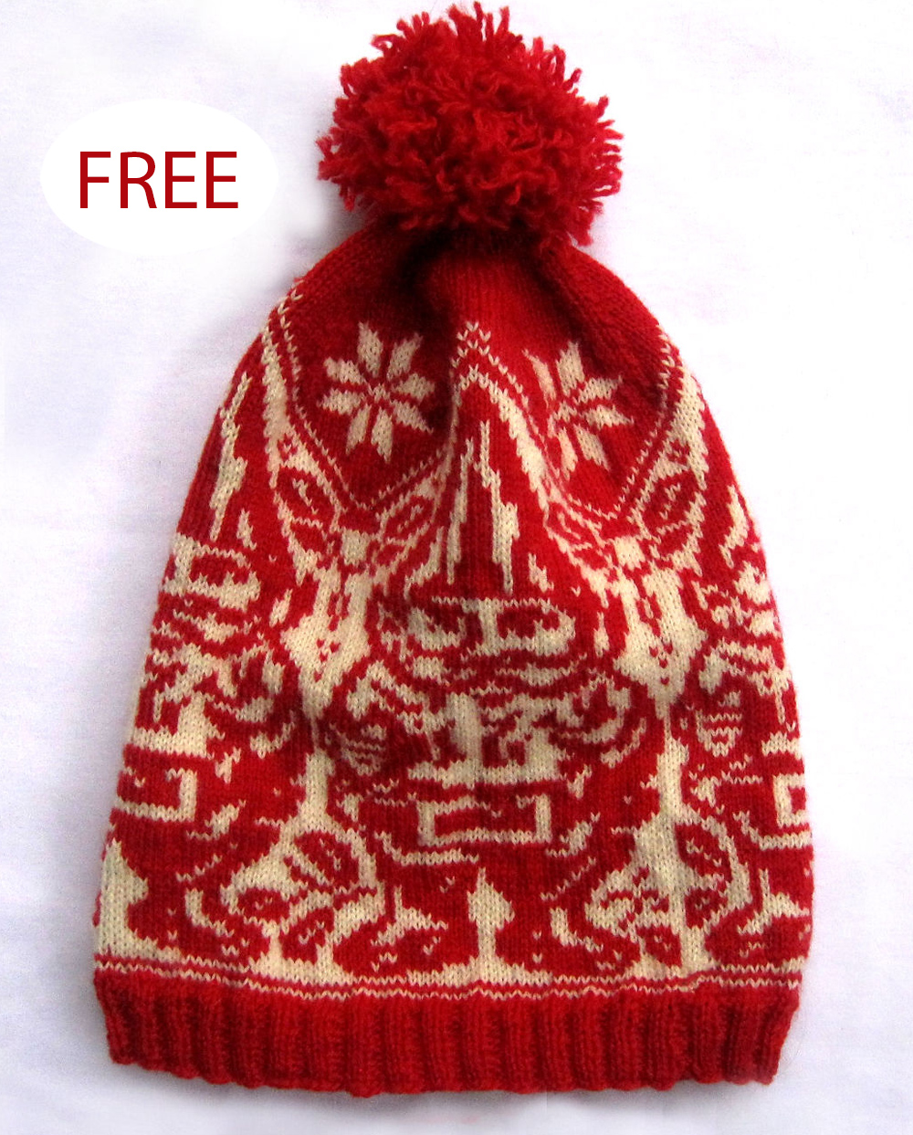 Free Garden Gnome Hat Knitting Pattern