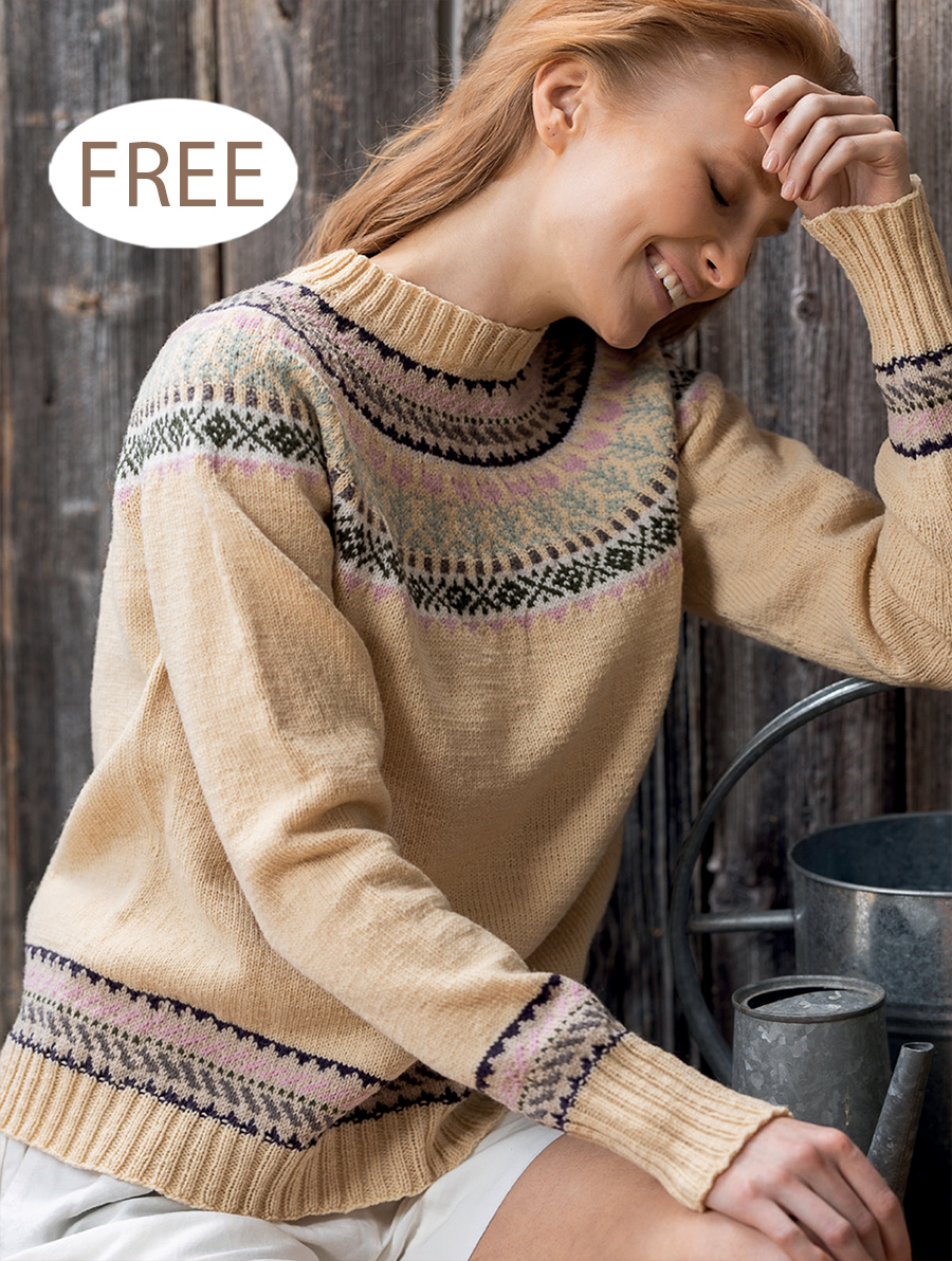 Free Garden Of The North Sweater Knitting Pattern