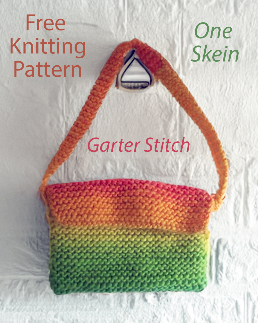 Free Knitting Pattern Garter Stitch Purse Easy Garter Stitch