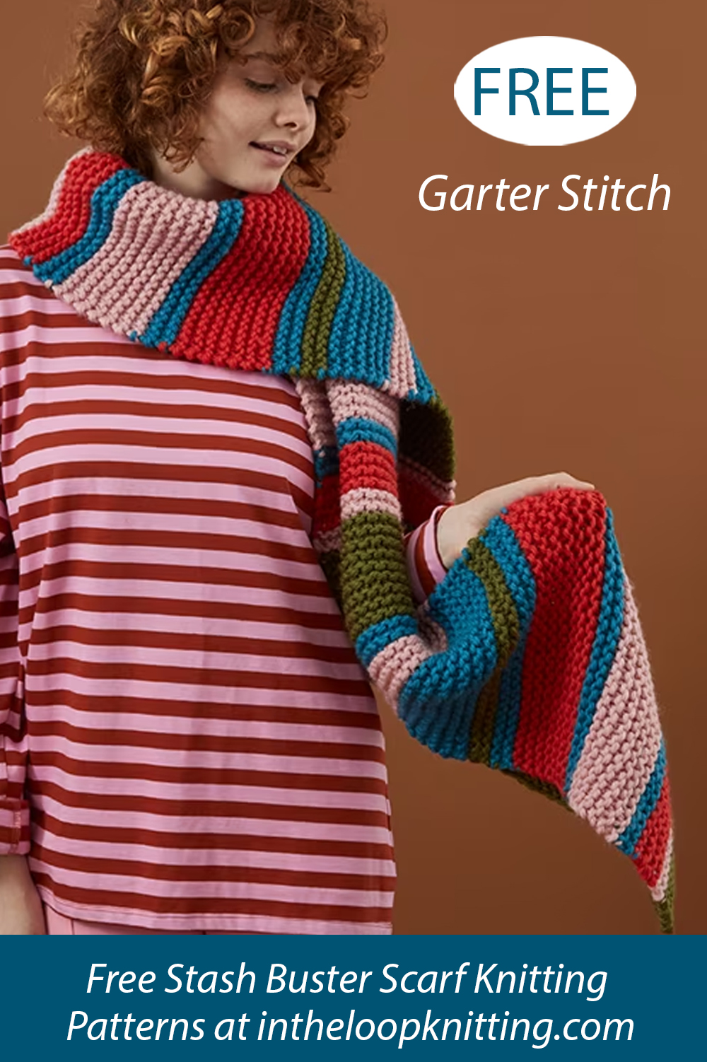 Free Garter Stitch Scarf  Knitting Pattern