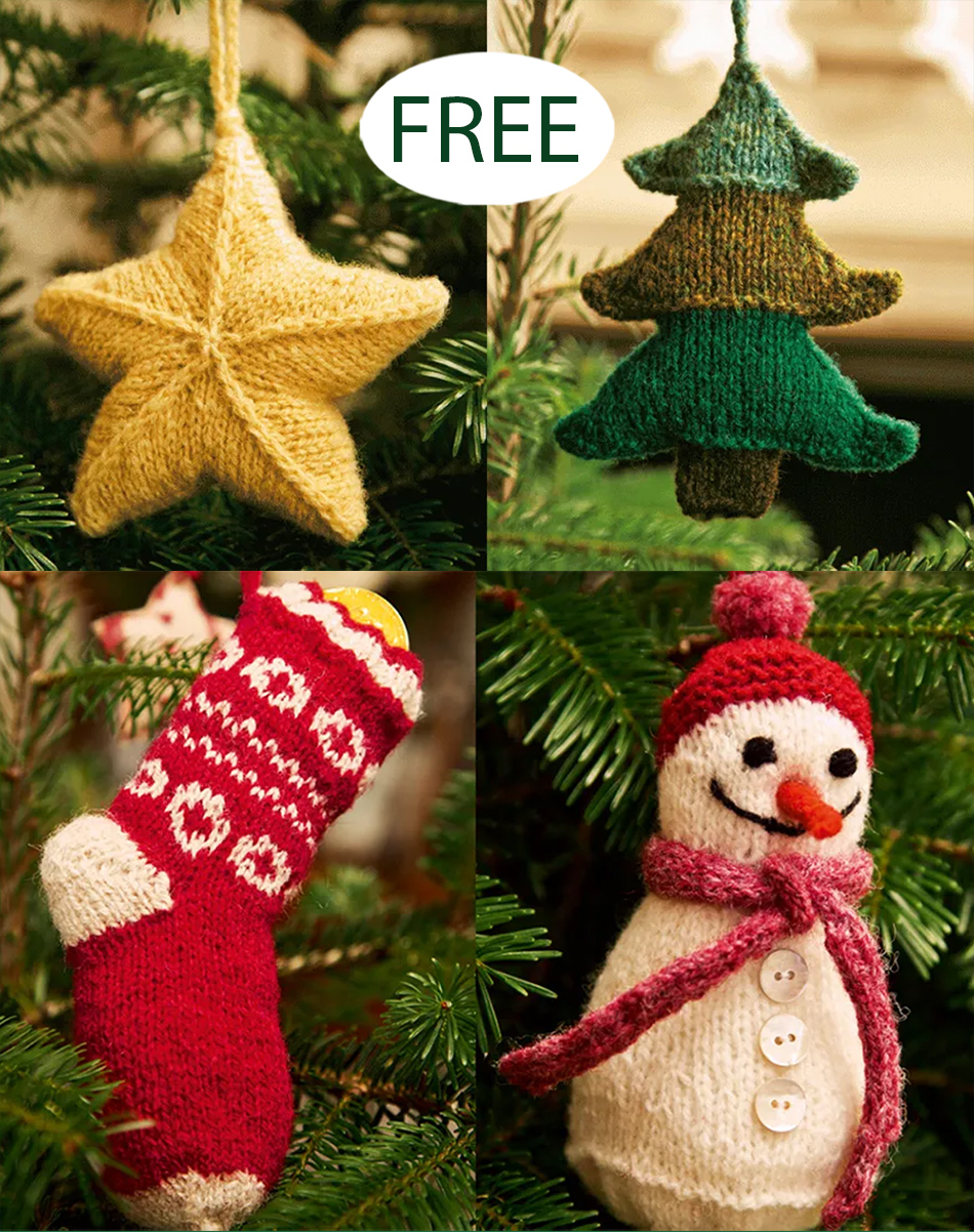 Christmas Doll Free Knitting Pattern