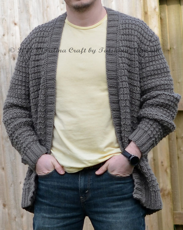 Knitting Pattern for Gear Cardigan