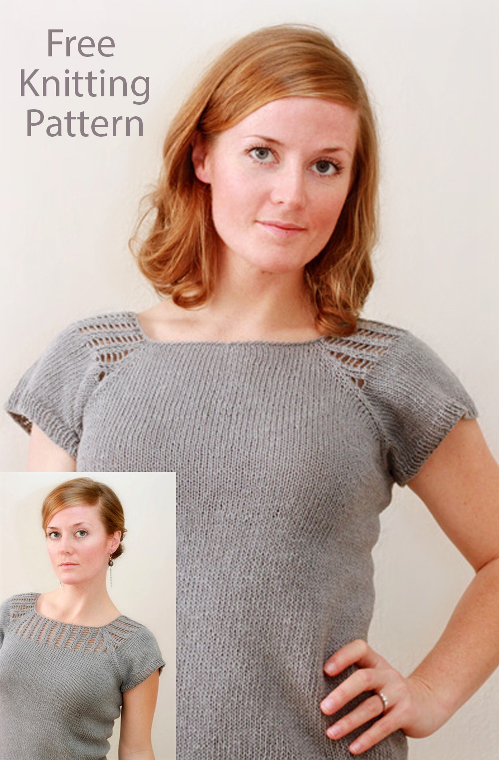 Free knitting pattern for Gemini Tee