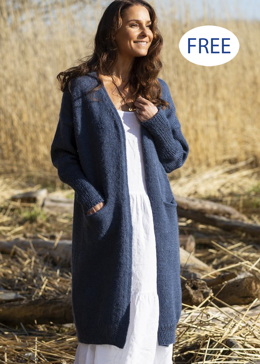 Free Knitting Pattern Gentle Hug Cardigan