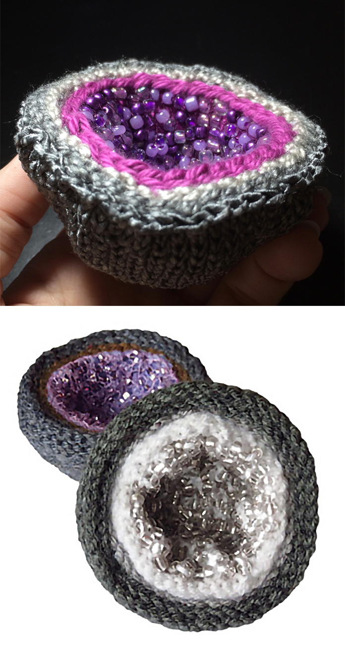 Free Knitting Pattern for Geode