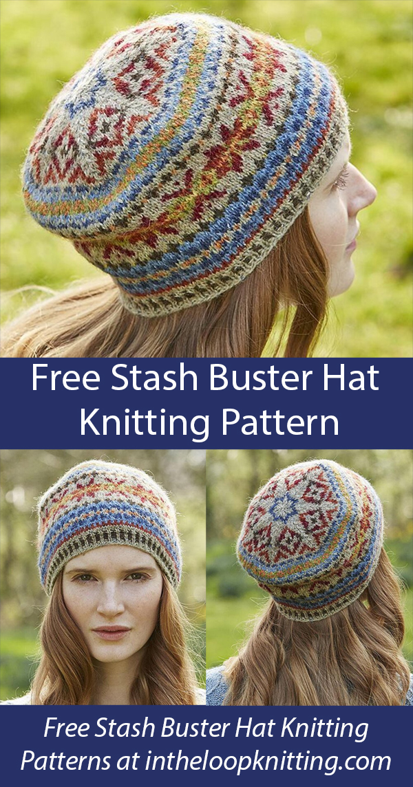 Free Stash Buster Hat Knitting Pattern Georgia Tam