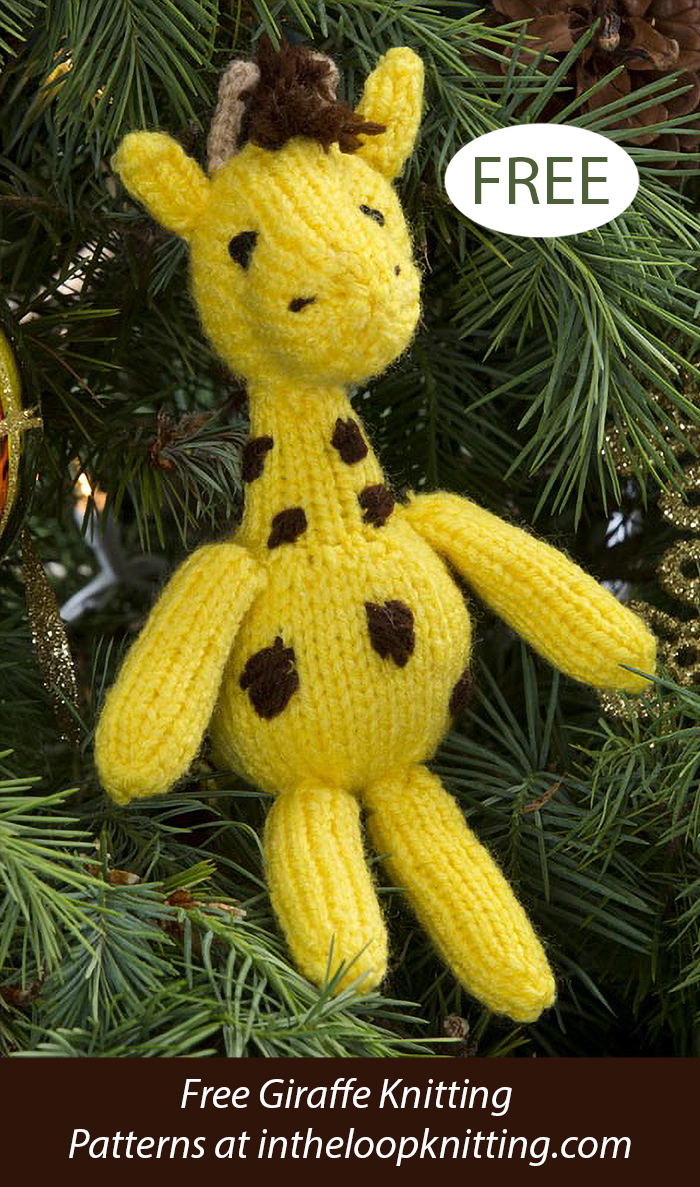 Free Georgie Giraffe Knitting Pattern