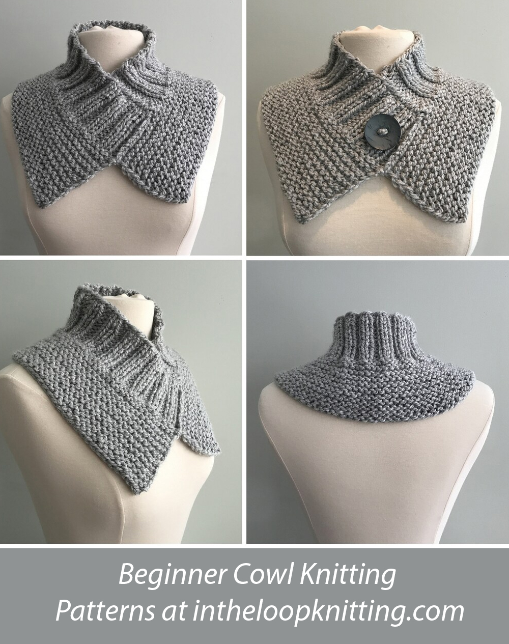 Shoulder Cape Cowl Knitting Pattern