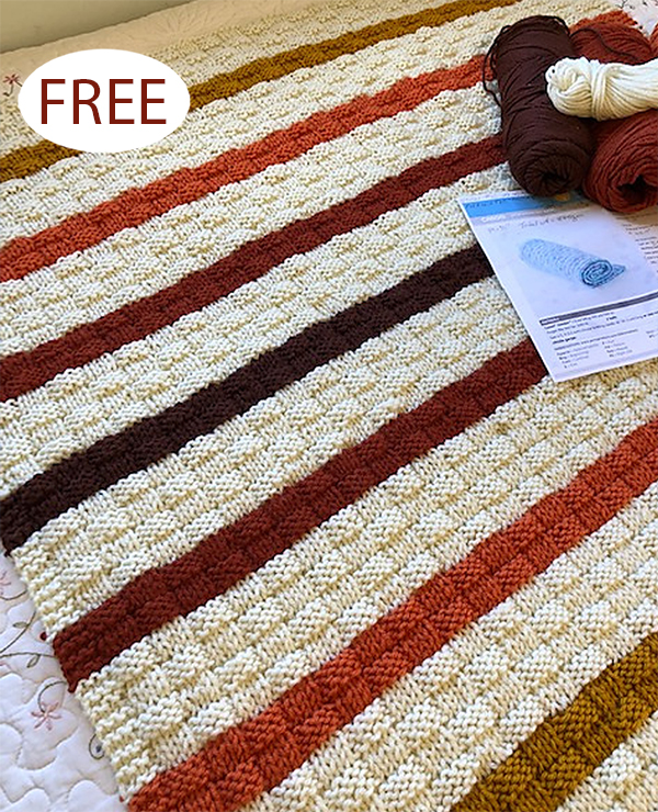 Gift of Love Knit Baby Blanket Knitting Pattern