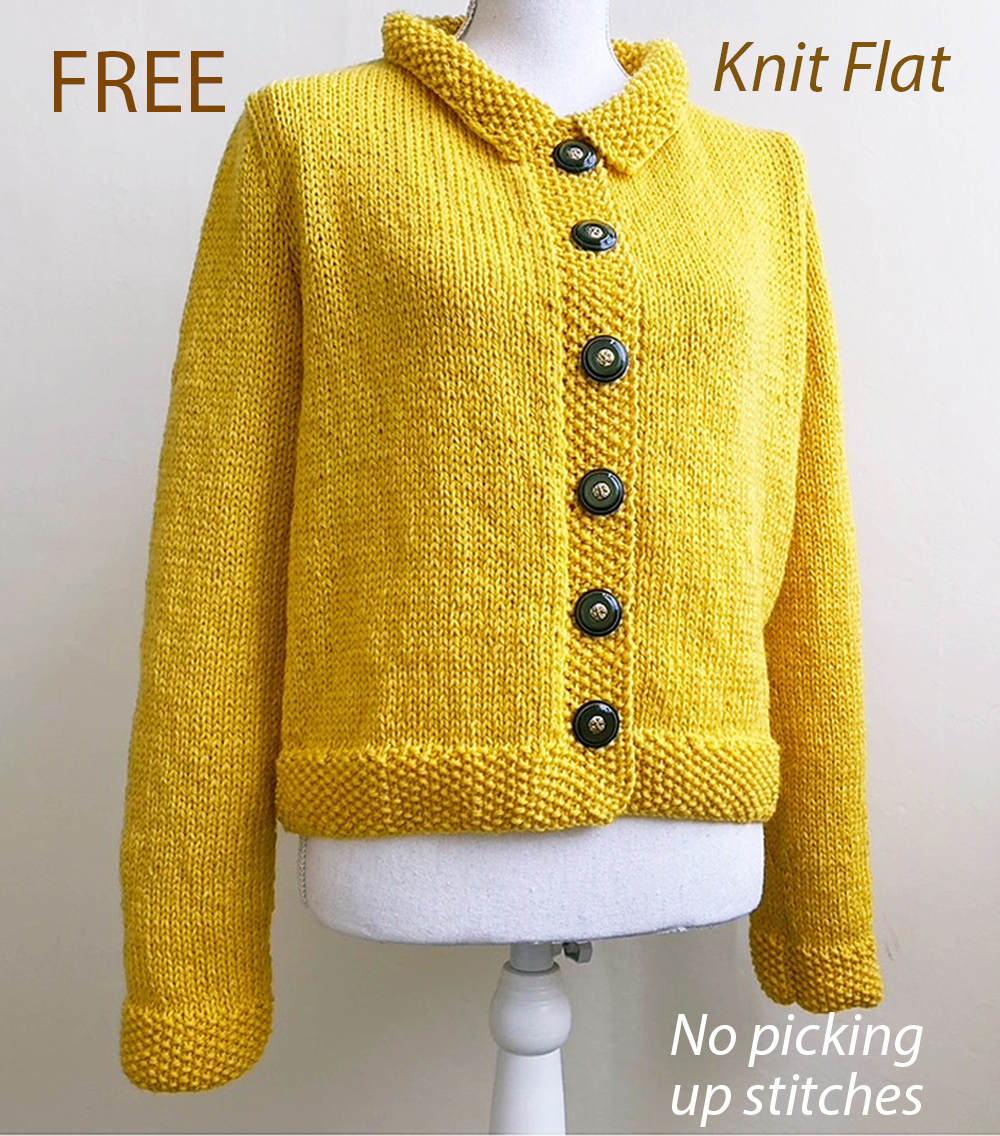 Free Knitting Pattern Absinthe Cardigan