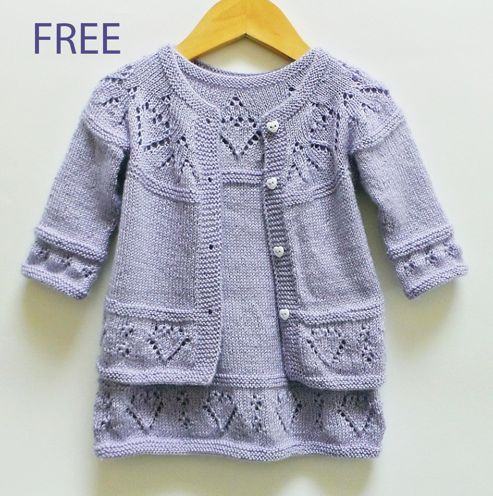 Baby Garter Stitch Jacket Free Knitting Pattern Garter Stitch