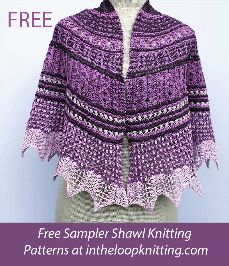 Free Gimli Beach Shawl Knitting Pattern