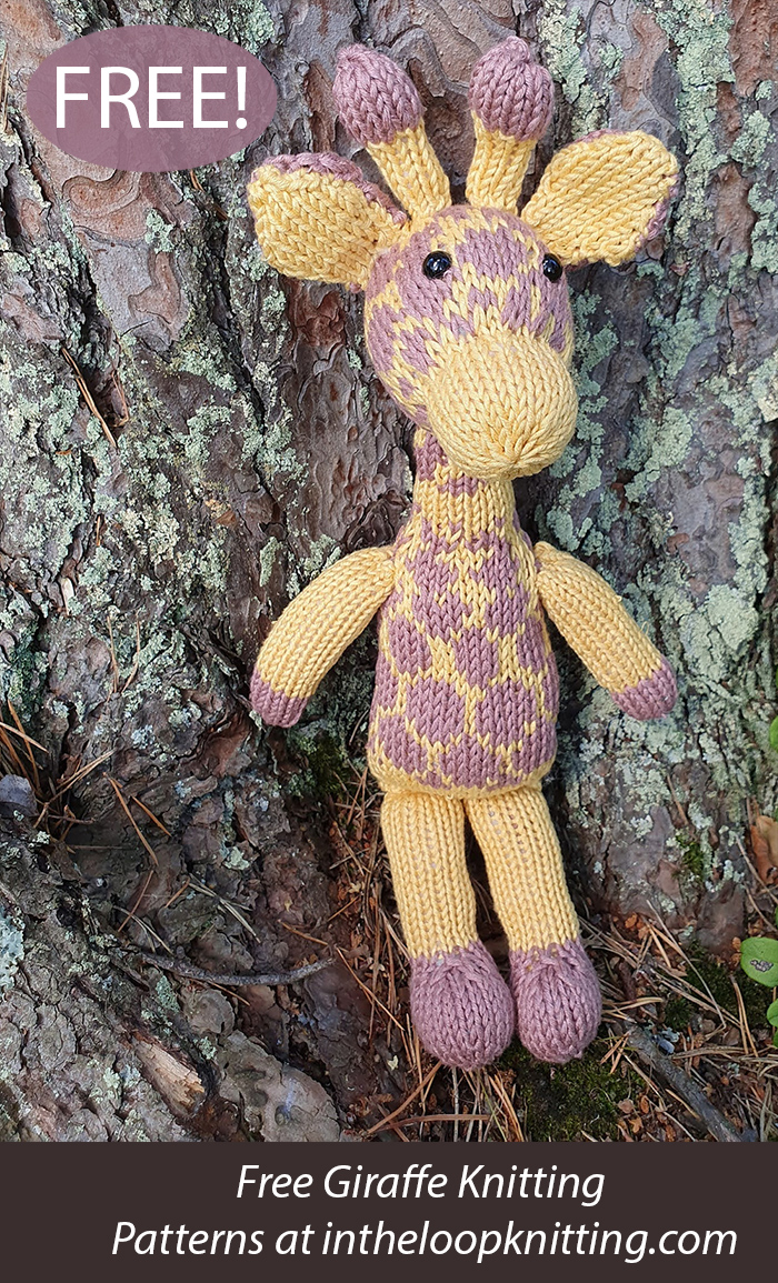 Free Giraffe Knitting Pattern Gina Giraffe