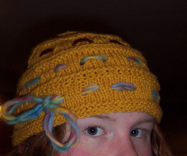 Ginny Weasley's Goblet of Fire Hat Free Knitting Pattern 